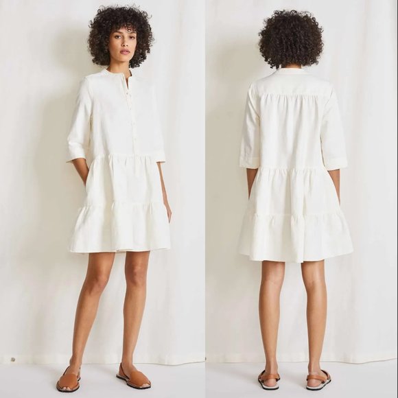 NEW Apiece Apart Maurino Drop Waist Dress - Picture 13 of 13